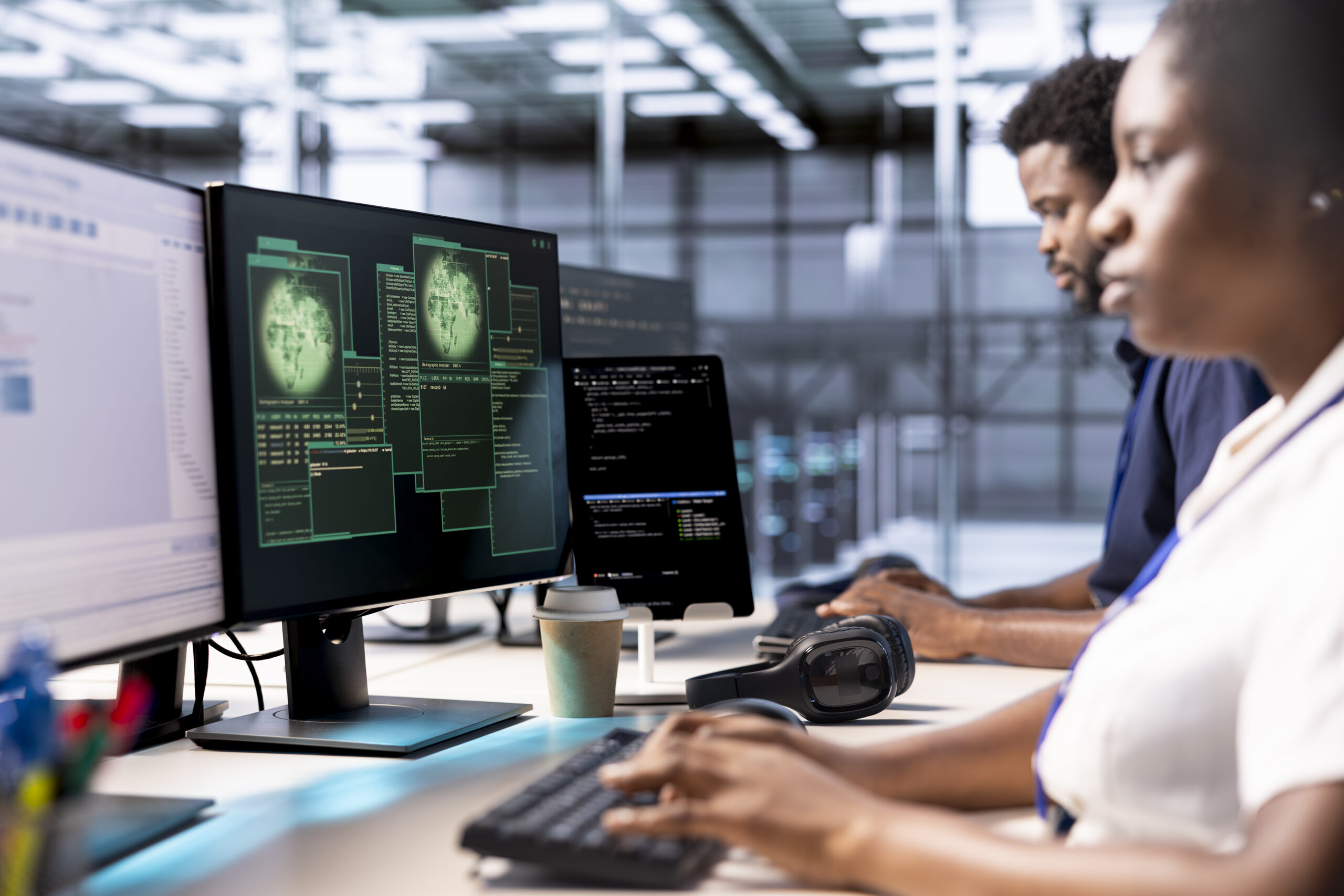 engineer protecting company critical infrastructure from cyber threats